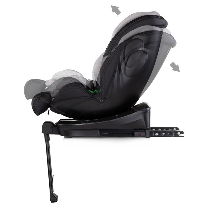 Scaun auto Chipolino Hypnotic Plus I-Size, 40-150 cm, cu sistem Isofix si sezut rotativ, Platinum [5]