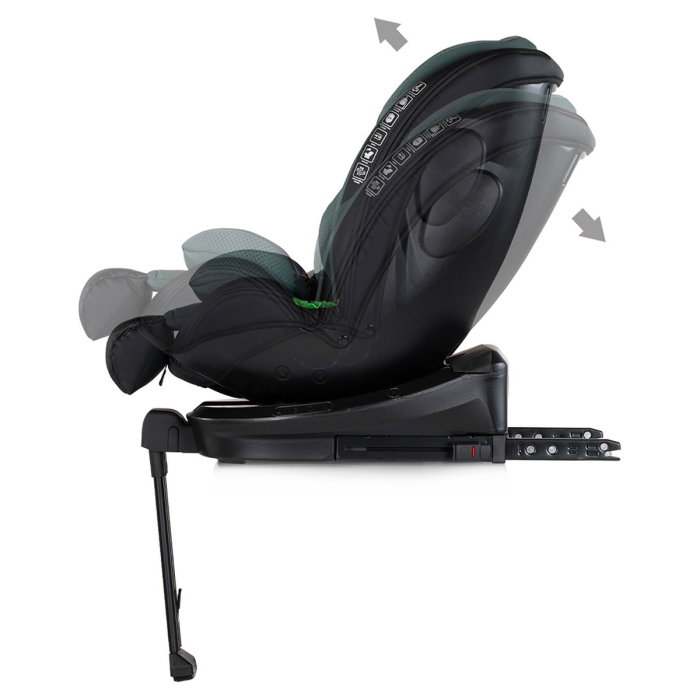 Scaun auto Chipolino Hypnotic Plus I-Size, 40-150 cm, cu sistem Isofix si sezut rotativ, Verde [5]
