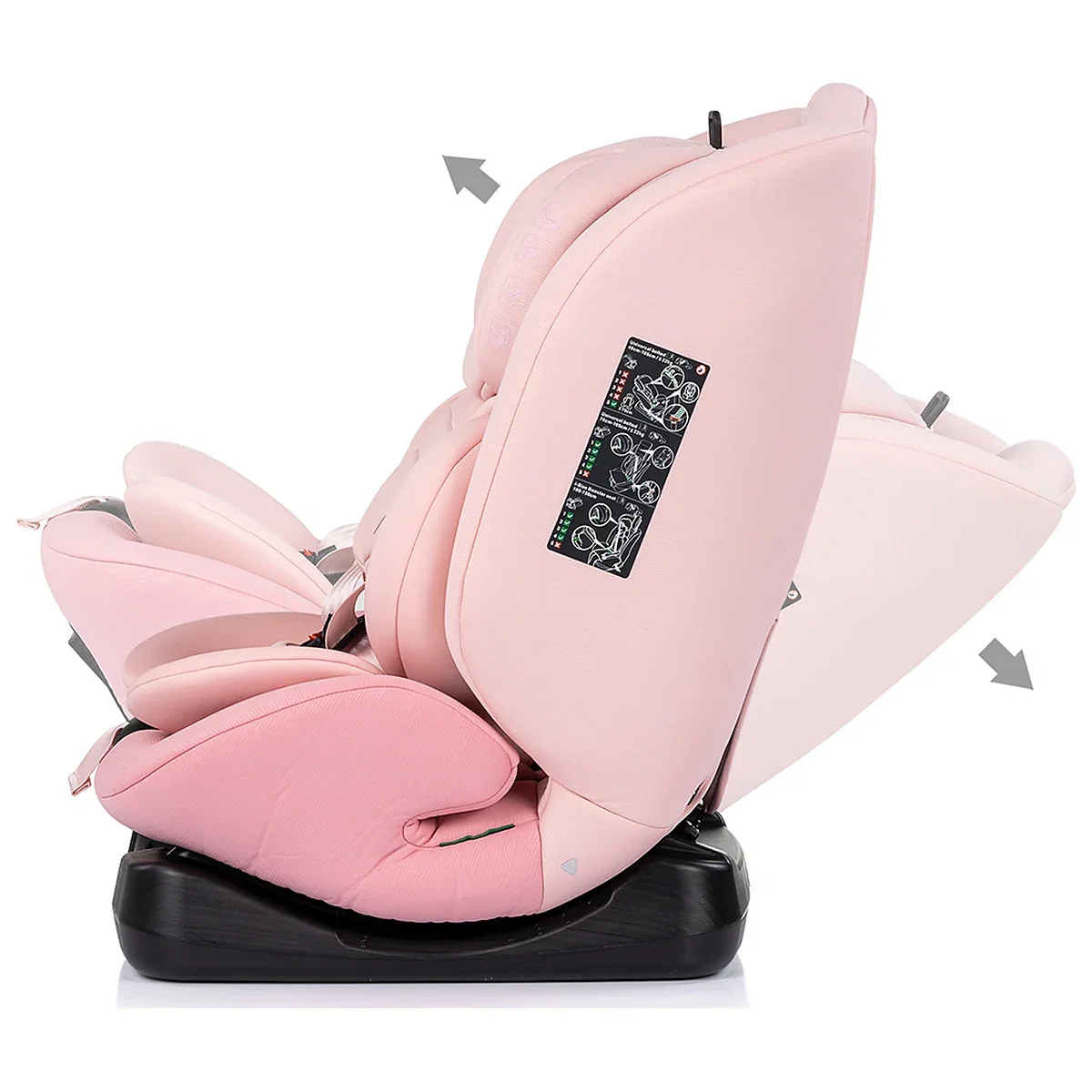 Scaun auto Chipolino Mondial I-Size 40-150 cm, Powder pink 12 ani [5]