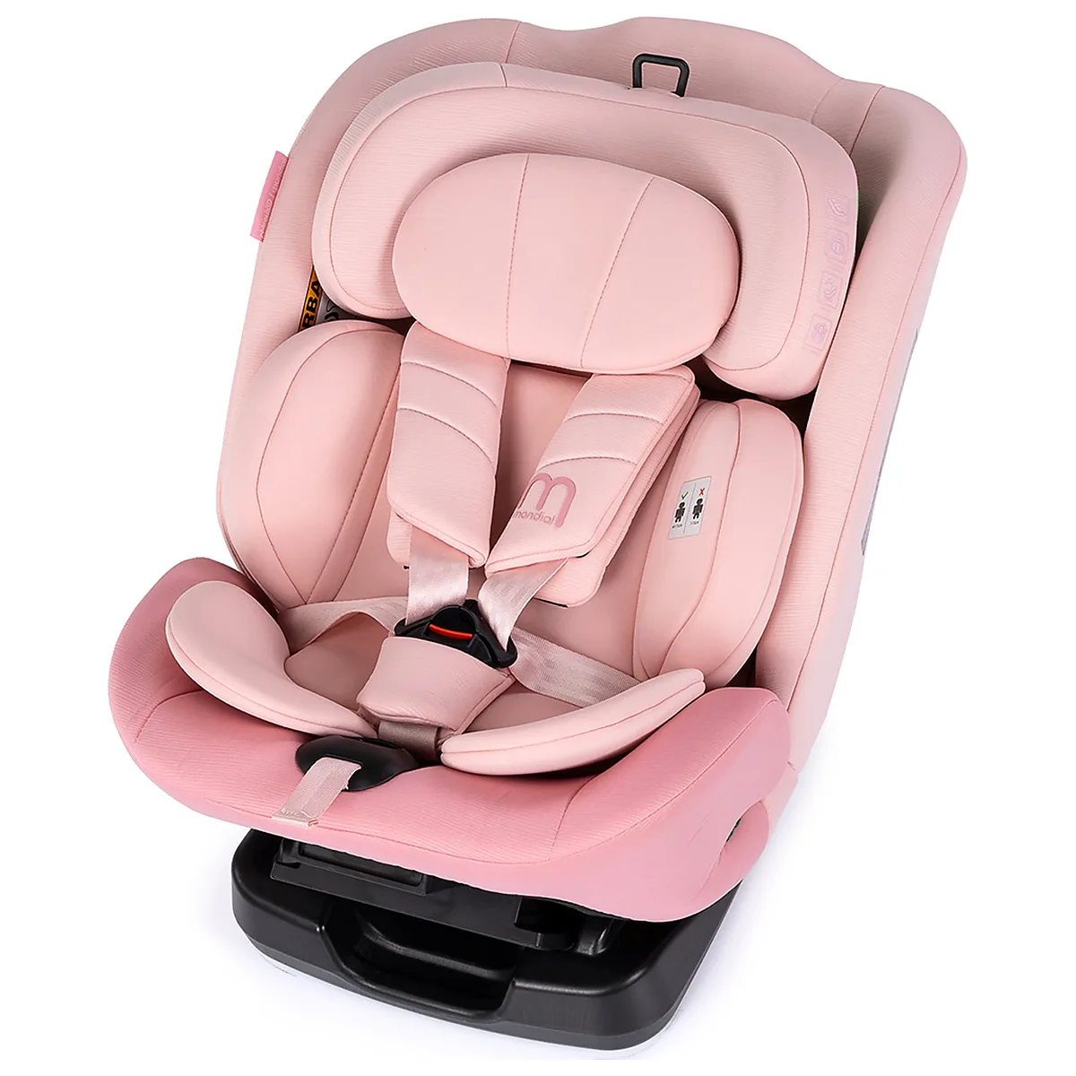 Scaun auto Chipolino Mondial I-Size 40-150 cm, Powder pink 12 ani [6]