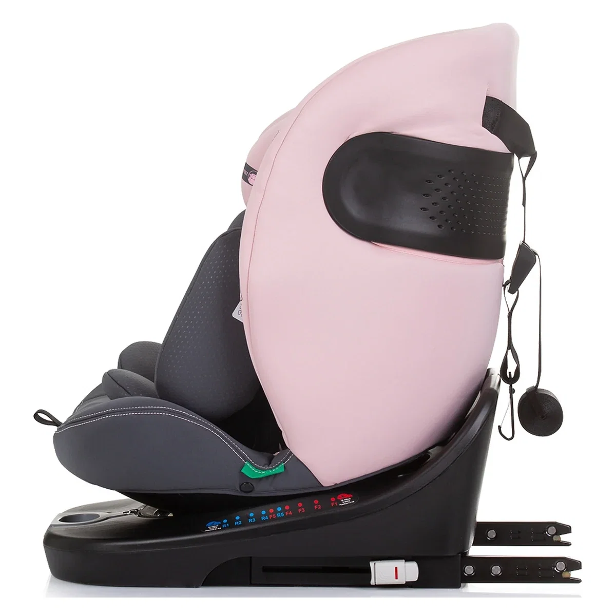 Scaun auto Chipolino Motion I-Size 40-150 cm flamingo cu sistem Isofix 12 ani [4]