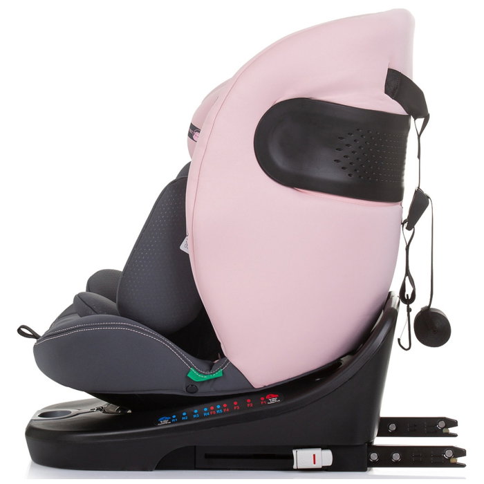 Scaun auto Chipolino Motion I-Size 40-150 cm flamingo cu sistem Isofix 12 ani [4]