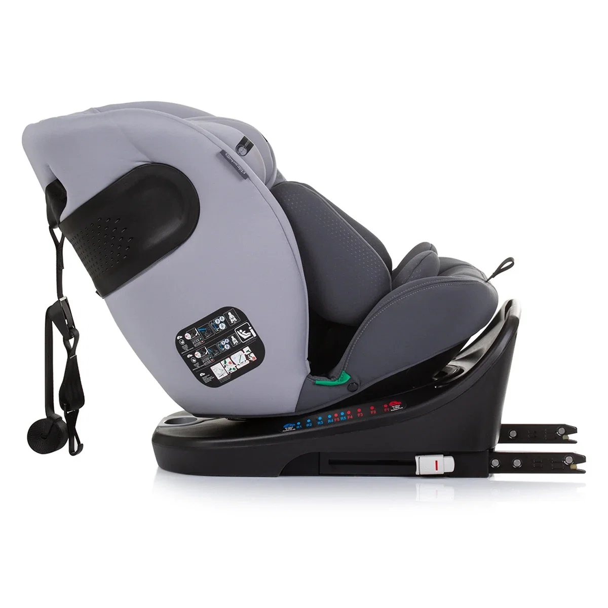 Scaun auto Chipolino Motion I-Size 40-150 cm granite cu sistem Isofix 12 ani [8]