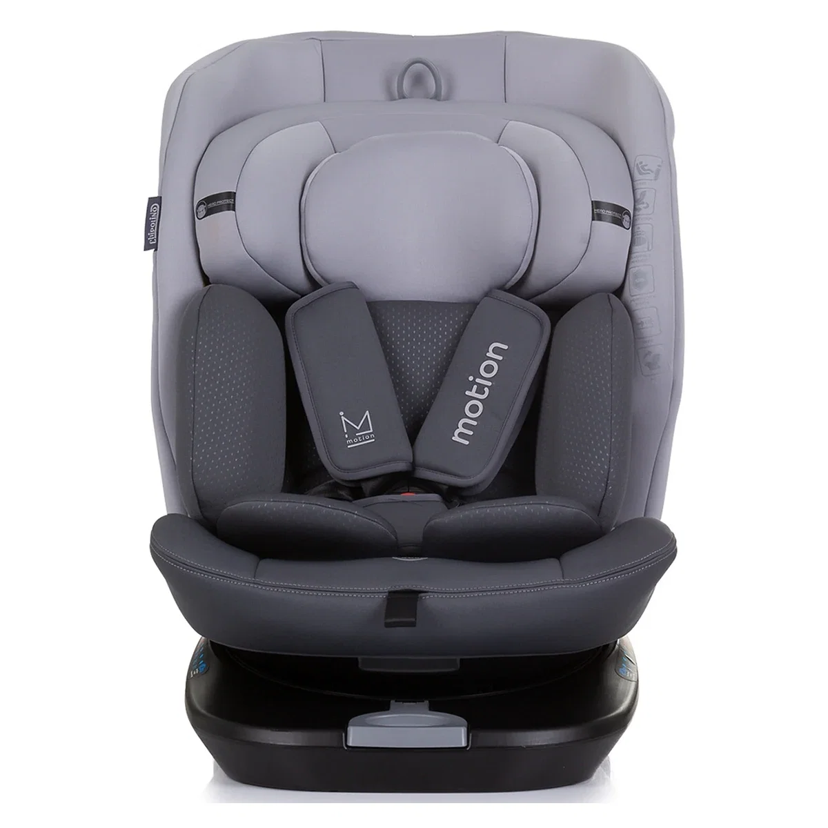 Scaun auto Chipolino Motion I-Size 40-150 cm granite cu sistem Isofix 12 ani [2]