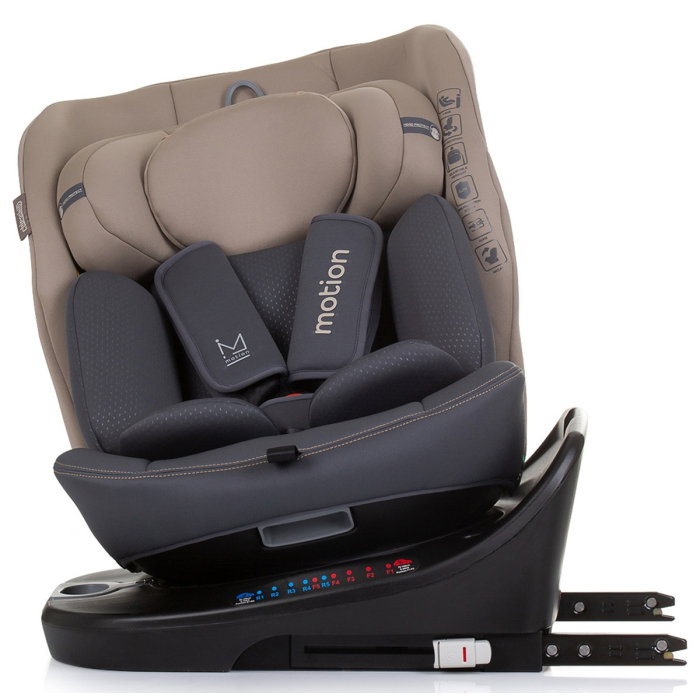 Scaun auto Chipolino Motion I-Size 40-150 cm macadamia cu sistem Isofix 12 ani [6]