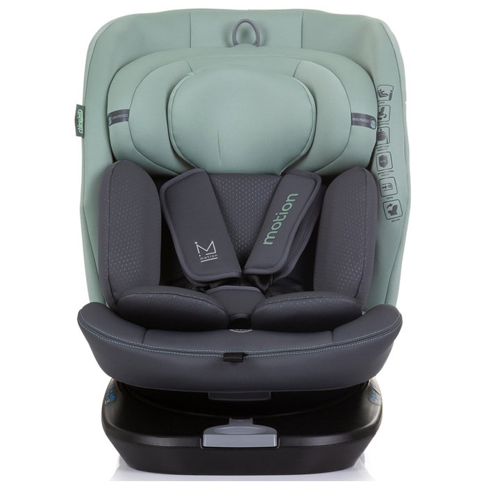 Scaun auto Chipolino Motion I-Size 40-150 cm pastel green cu sistem Isofix 12 ani [2]