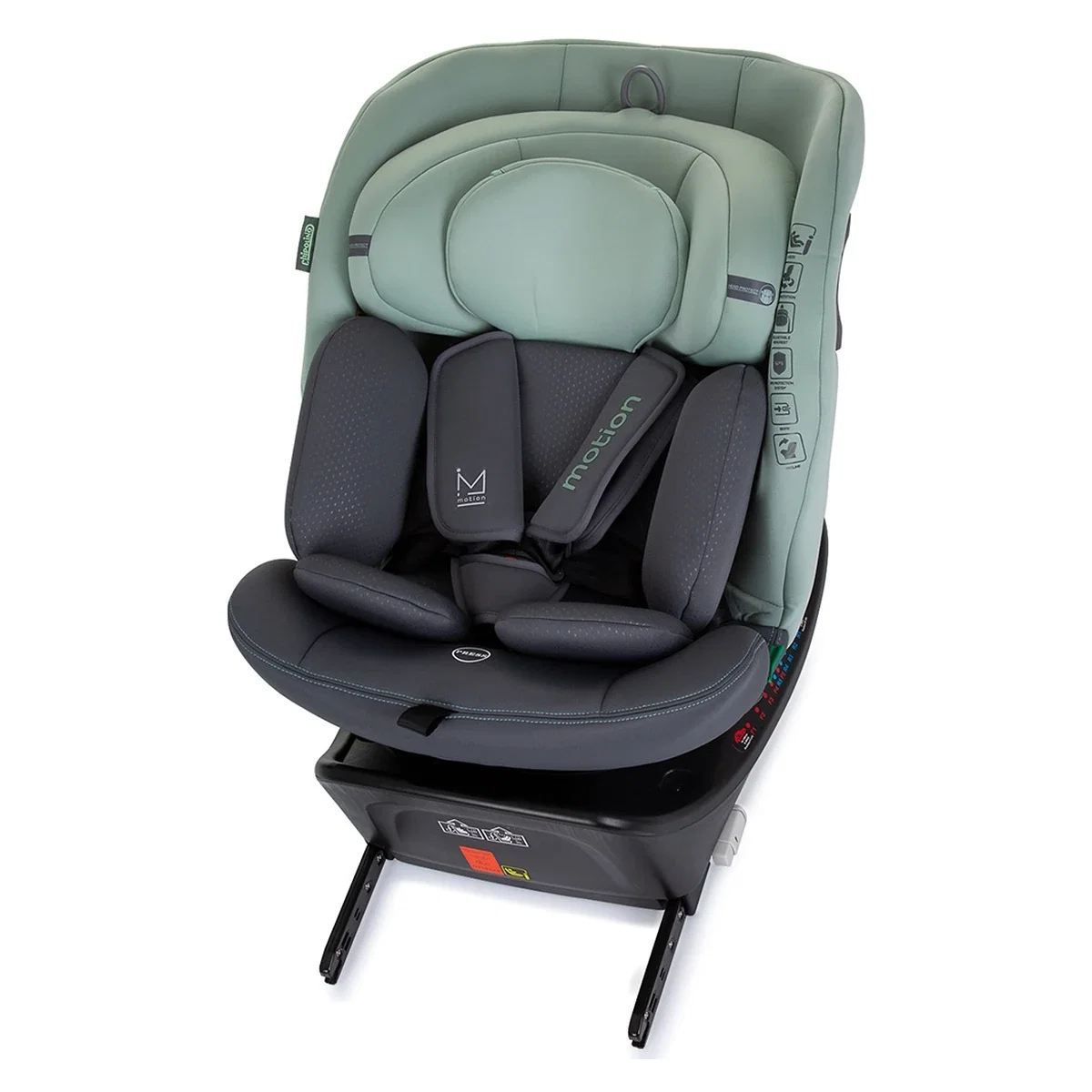 Scaun auto Chipolino Motion I-Size 40-150 cm pastel green cu sistem Isofix 12 ani [11]