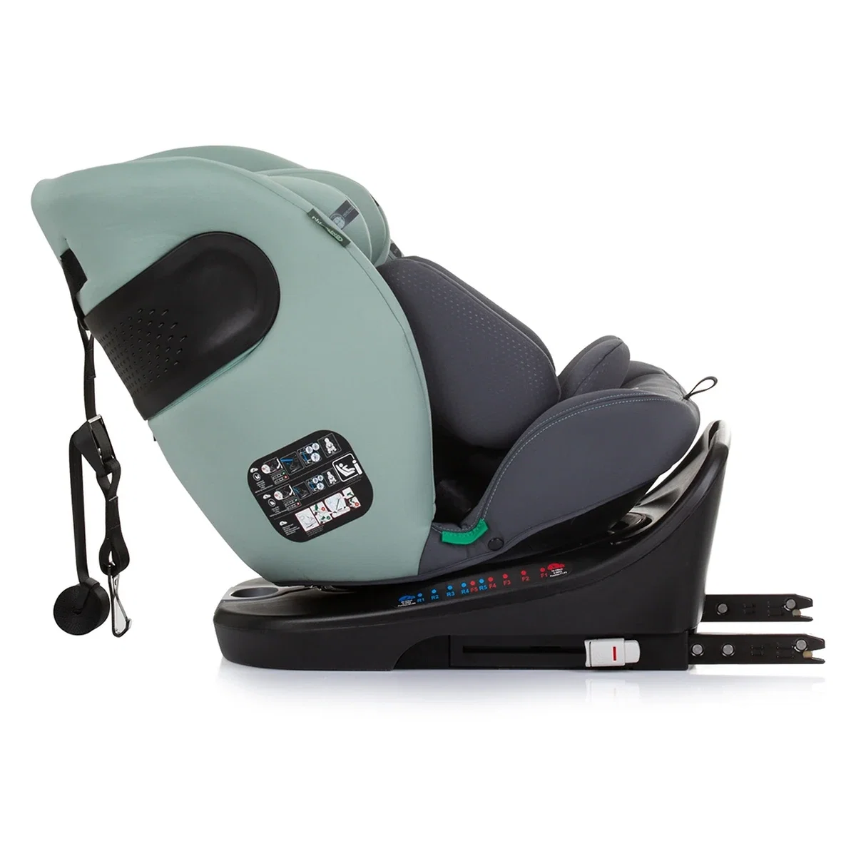 Scaun auto Chipolino Motion I-Size 40-150 cm pastel green cu sistem Isofix 12 ani [8]