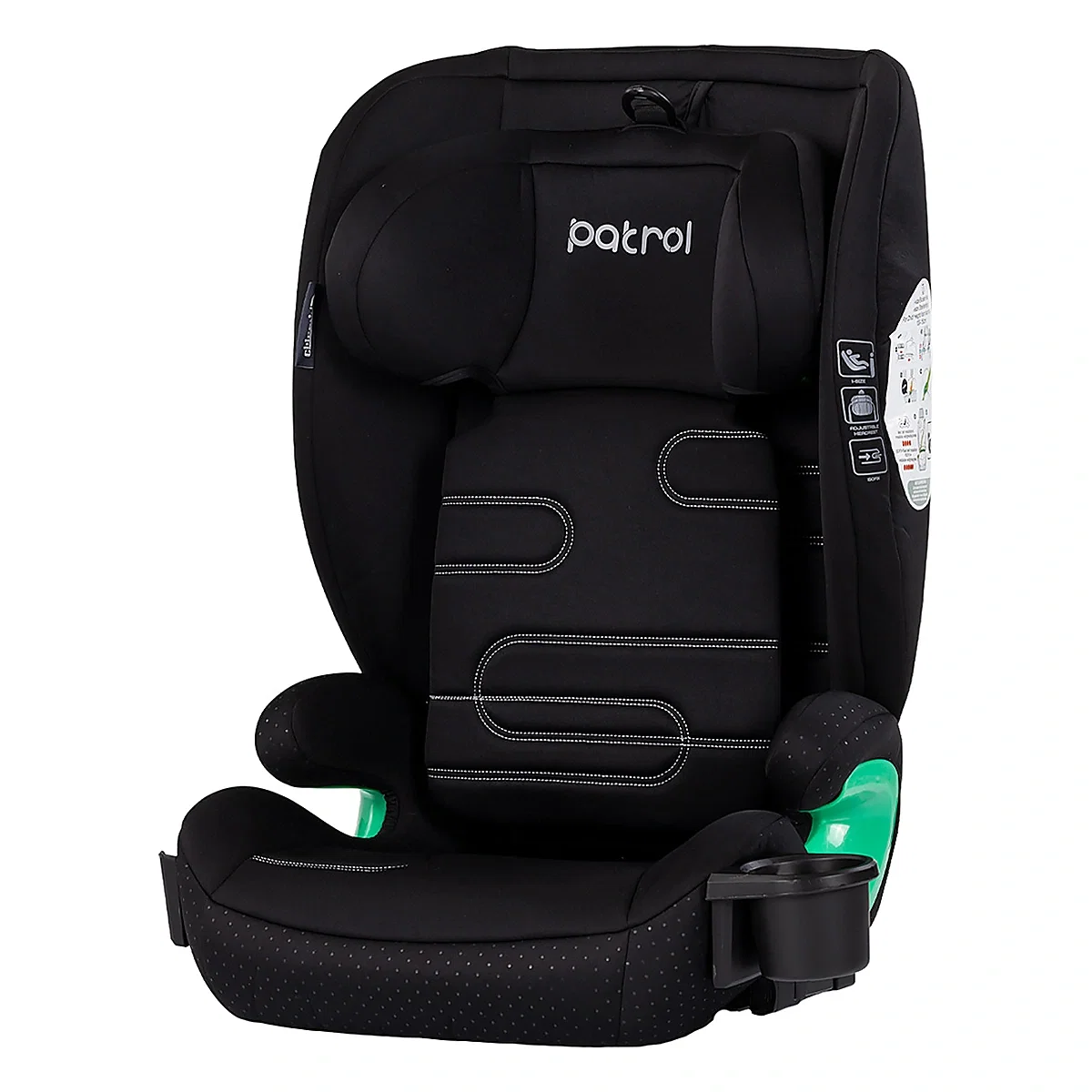 Scaun auto Chipolino Patrol I-Size 100-150 cm cu sistem Isofix, Noir 12 ani [1]