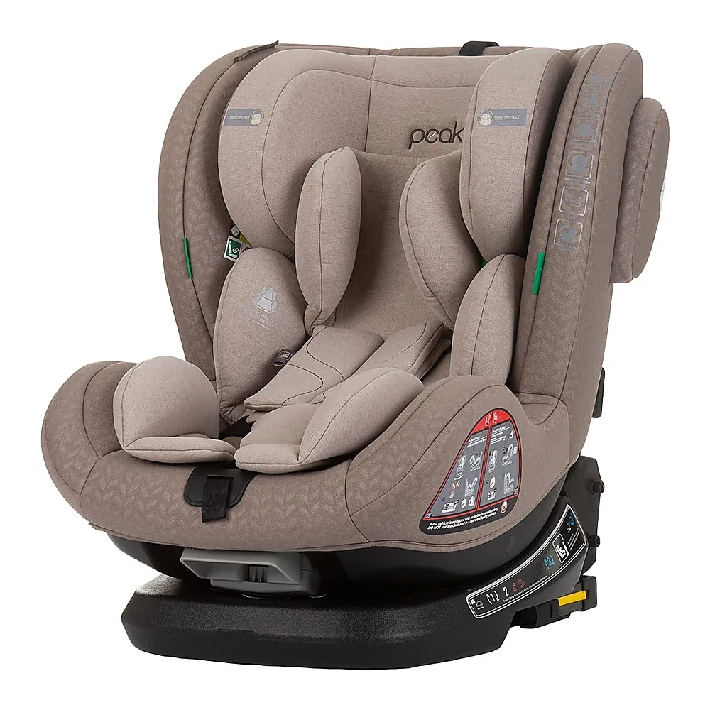 Scaun auto Chipolino Peak I-Size 40-150 cm, sistem Isofix, Macadamia 12 ani [1]