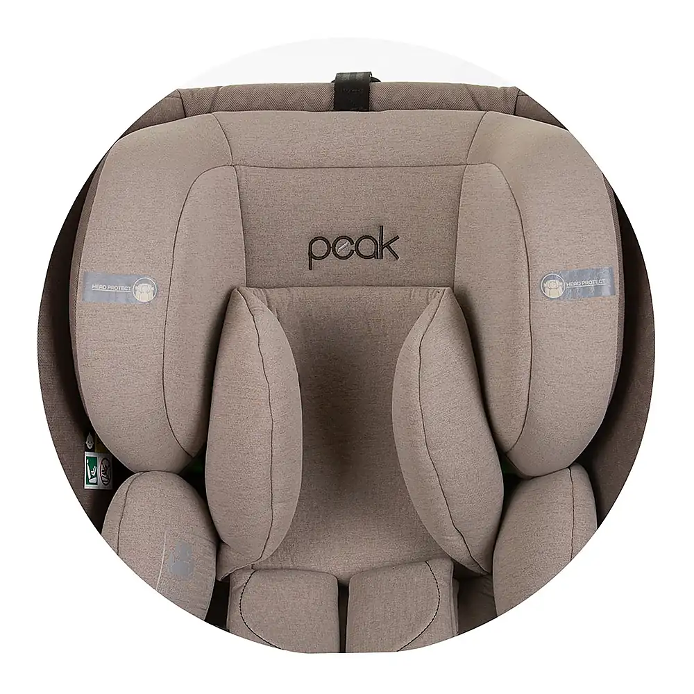 Scaun auto Chipolino Peak I-Size 40-150 cm, sistem Isofix, Macadamia 12 ani [10]