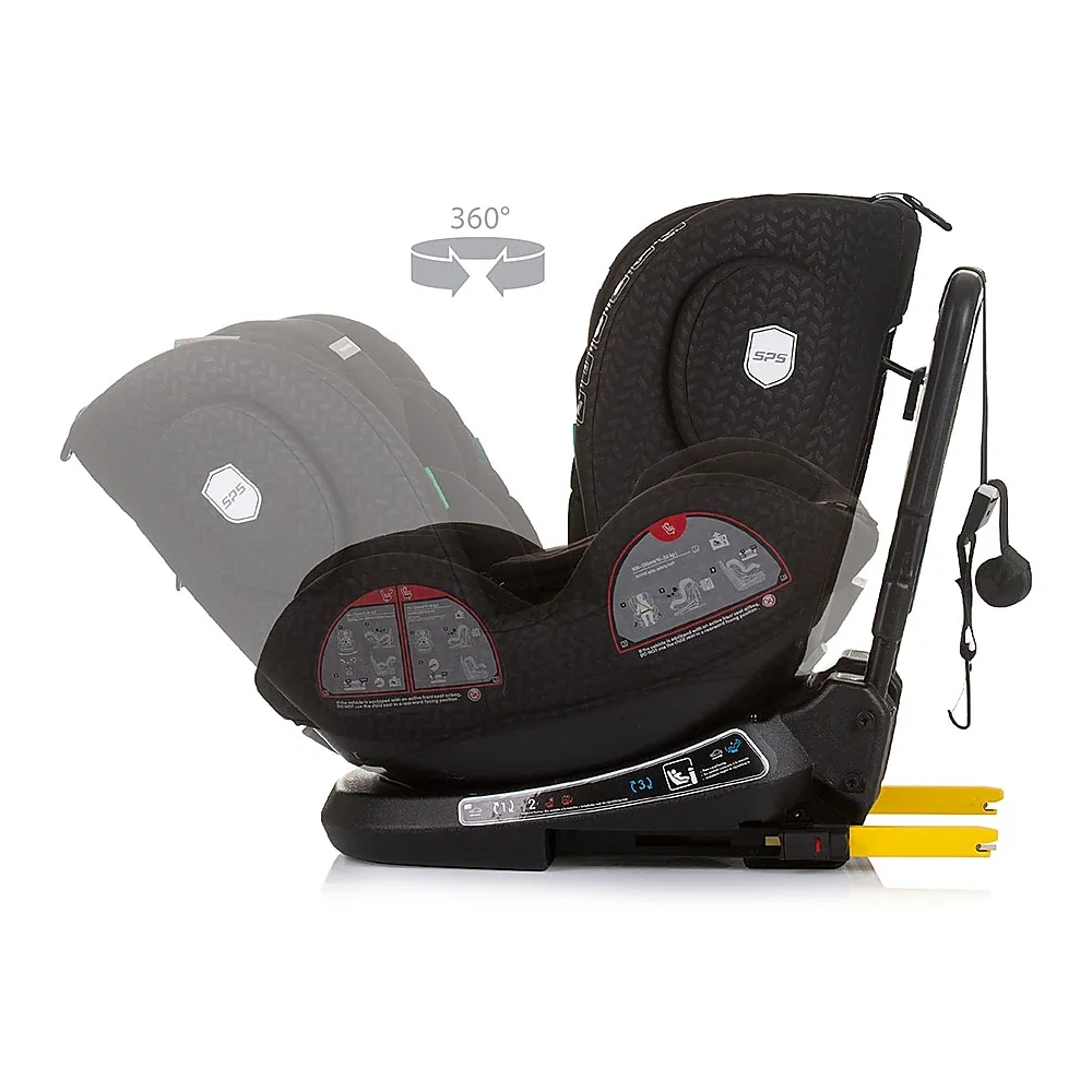 Scaun auto Chipolino Peak I-Size 40-150 cm, sistem Isofix, Obsidian 12 ani [6]