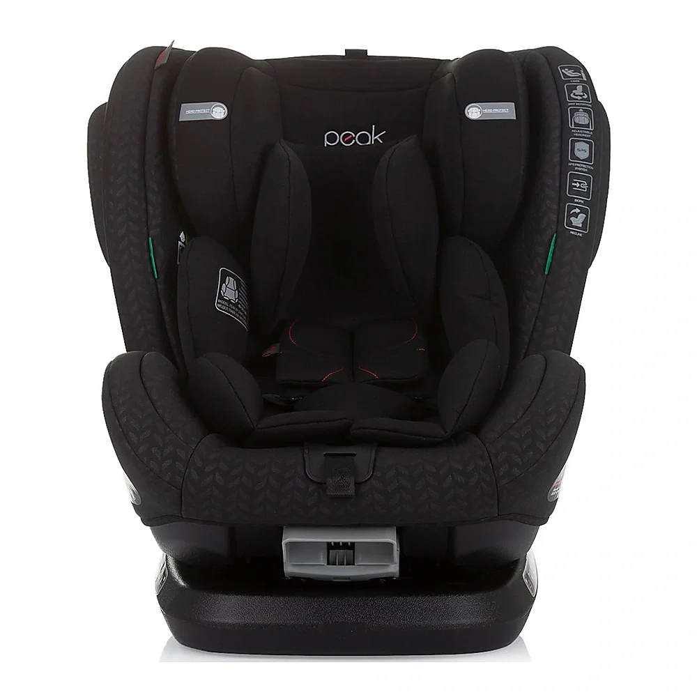Scaun auto Chipolino Peak I-Size 40-150 cm, sistem Isofix, Obsidian 12 ani [2]
