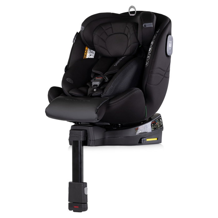 Scaun auto Chipolino Premium I-Size 40-150 cm cu sistem Isofix, Blackberry - Negru 12 ani [2]