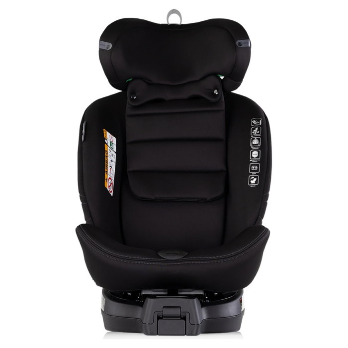 Scaun auto Chipolino Premium I-Size 40-150 cm cu sistem Isofix, Blackberry - Negru 12 ani [9]