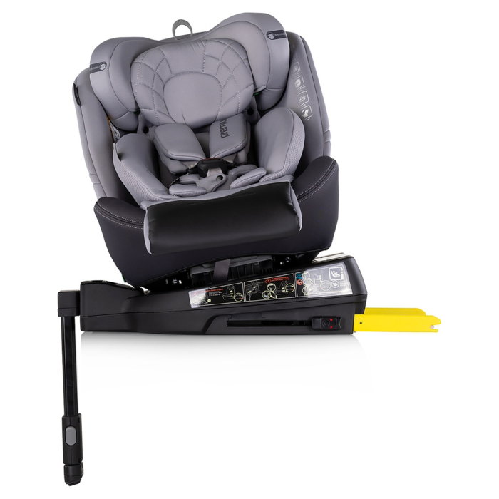Scaun auto Chipolino Premium I-Size 40-150 cm cu sistem Isofix, Cloud - Gri 12 ani [6]