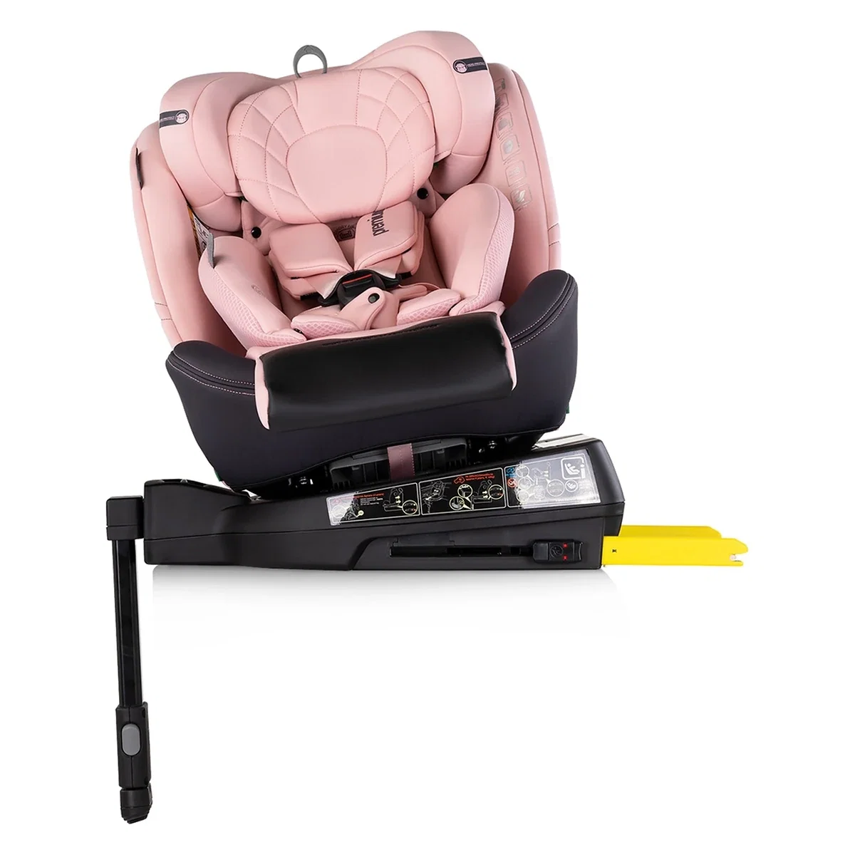 Scaun auto Chipolino Premium I-Size 40-150 cm cu sistem Isofix, Pink marshmallow - Roz 12 ani [6]