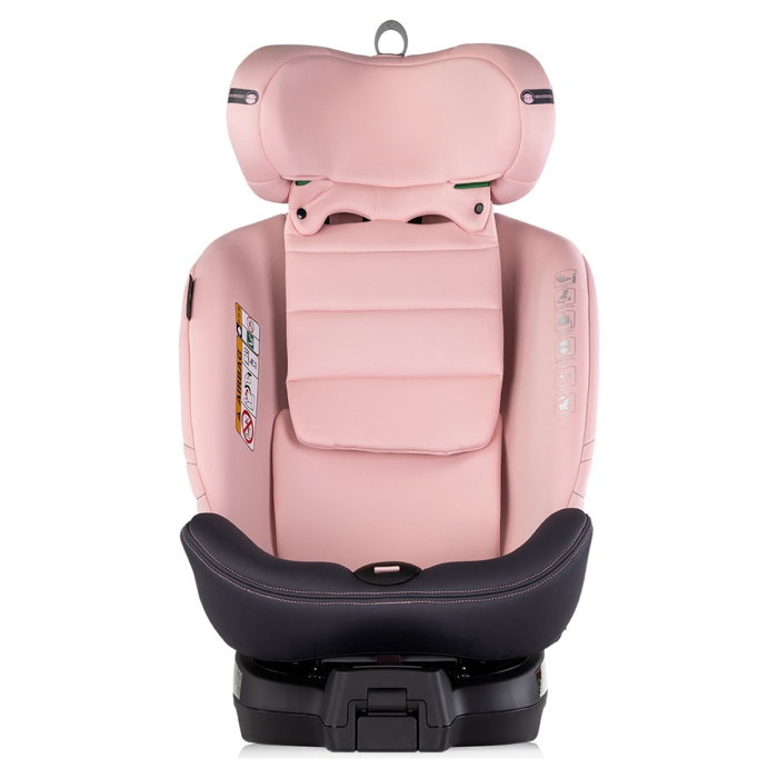 Scaun auto Chipolino Premium I-Size 40-150 cm cu sistem Isofix, Pink marshmallow - Roz 12 ani [9]