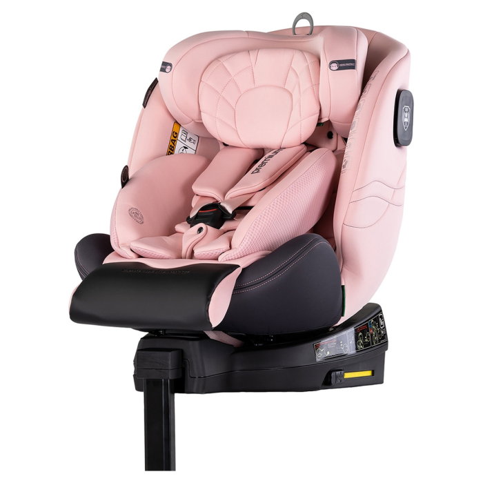 Scaun auto Chipolino Premium I-Size 40-150 cm cu sistem Isofix, Pink marshmallow - Roz 12 ani [1]