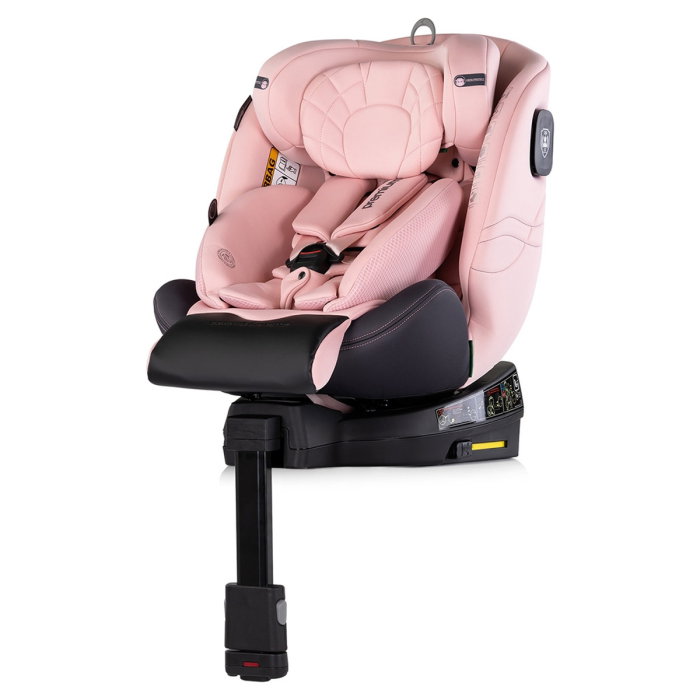 Scaun auto Chipolino Premium I-Size 40-150 cm cu sistem Isofix, Pink marshmallow - Roz 12 ani [2]