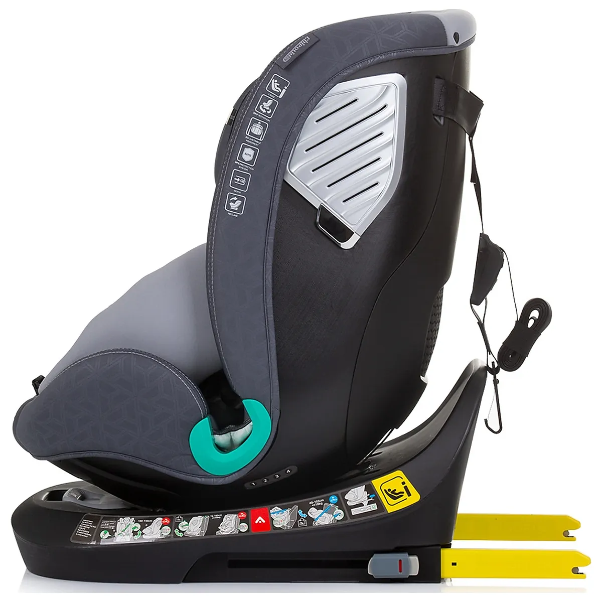 Scaun auto Chipolino Supreme I-Size 40-150 cm cu sistem Isofix granite 12 ani [4]