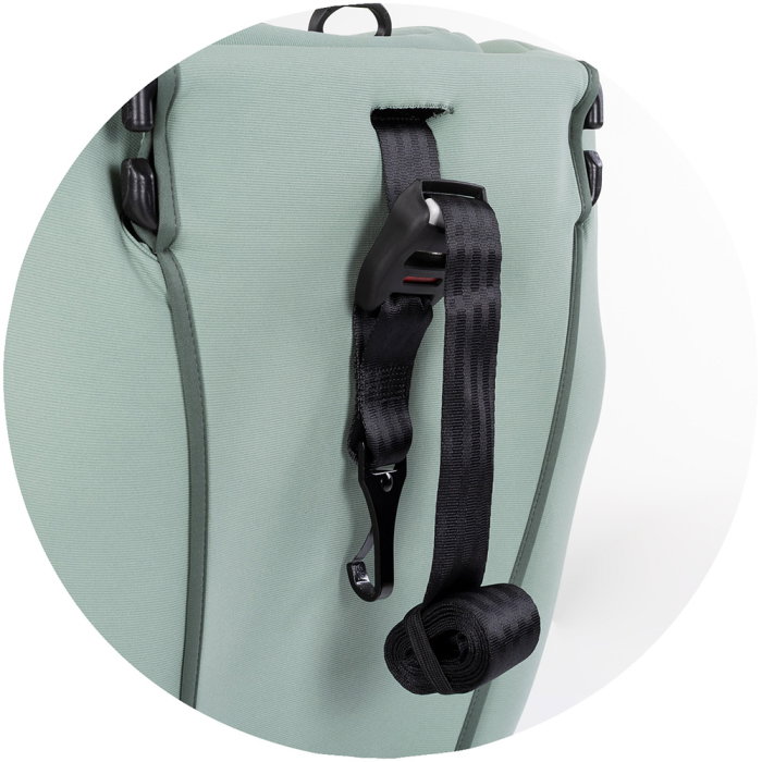 Scaun auto Chipolino Techno iGrow I-Size 40-150 cm, cu sistem Isofix si sezut rotativ, Matcha [14]