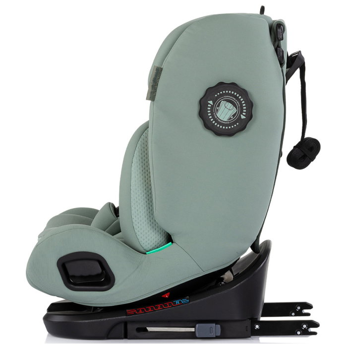 Scaun auto Chipolino Techno iGrow I-Size 40-150 cm, cu sistem Isofix si sezut rotativ, Matcha [5]