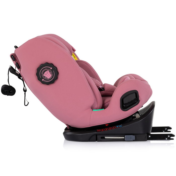 Scaun auto Chipolino Techno iGrow I-Size 40-150 cm, cu sistem Isofix si sezut rotativ, Powder pink [9]
