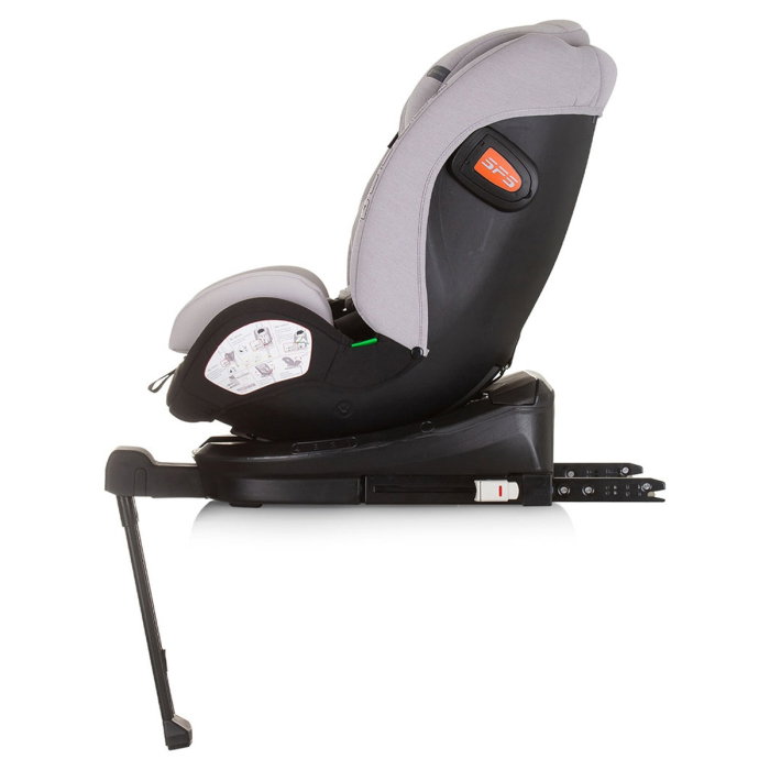 Scaun auto Chipolino Tourino I-Size 40-150 cm, sistem Isofix, Ash grey 12 ani [4]