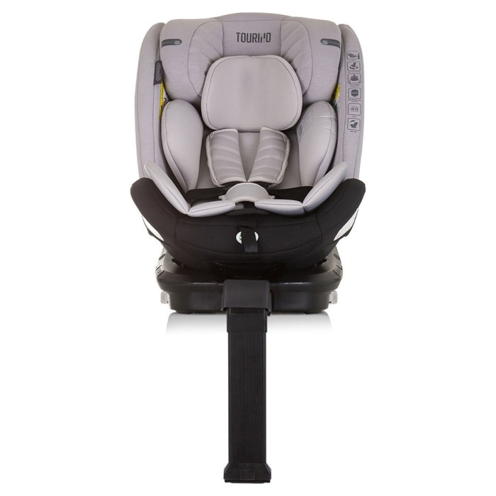 Scaun auto Chipolino Tourino I-Size 40-150 cm, sistem Isofix, Ash grey 12 ani [3]
