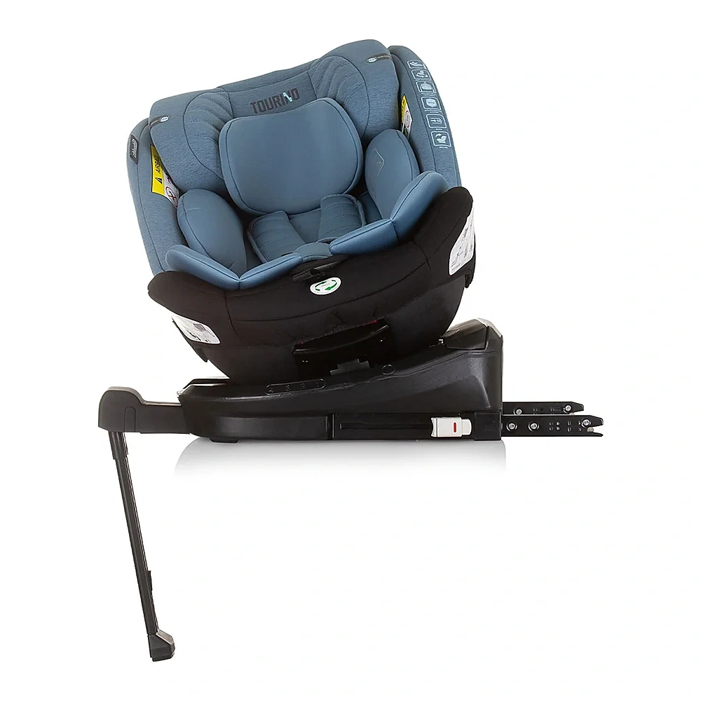 Scaun auto Chipolino Tourino I-Size 40-150 cm, sistem Isofix, Blue 12 ani [6]