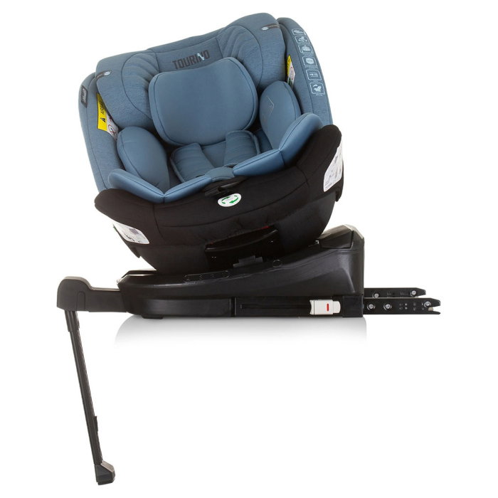 Scaun auto Chipolino Tourino I-Size 40-150 cm, sistem Isofix, Blue 12 ani [6]
