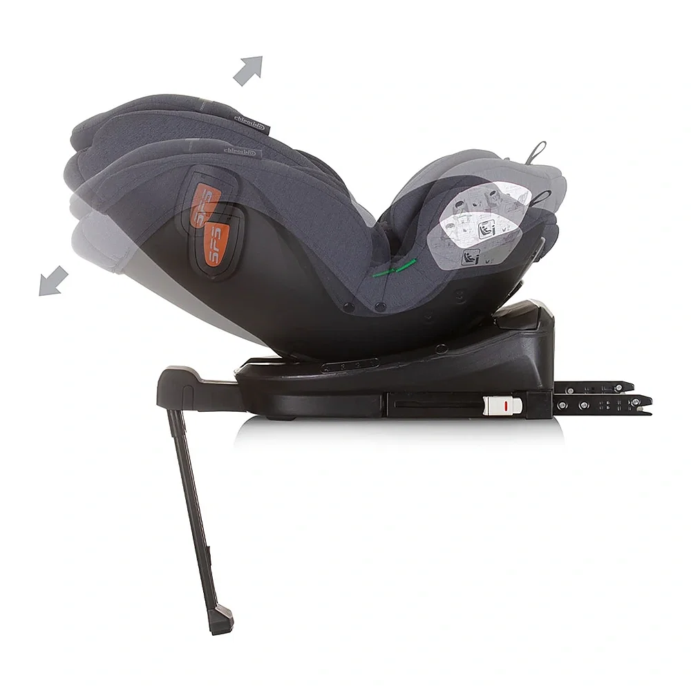 Scaun auto Chipolino Tourino I-Size 40-150 cm, sistem Isofix, Granite 12 ani [8]