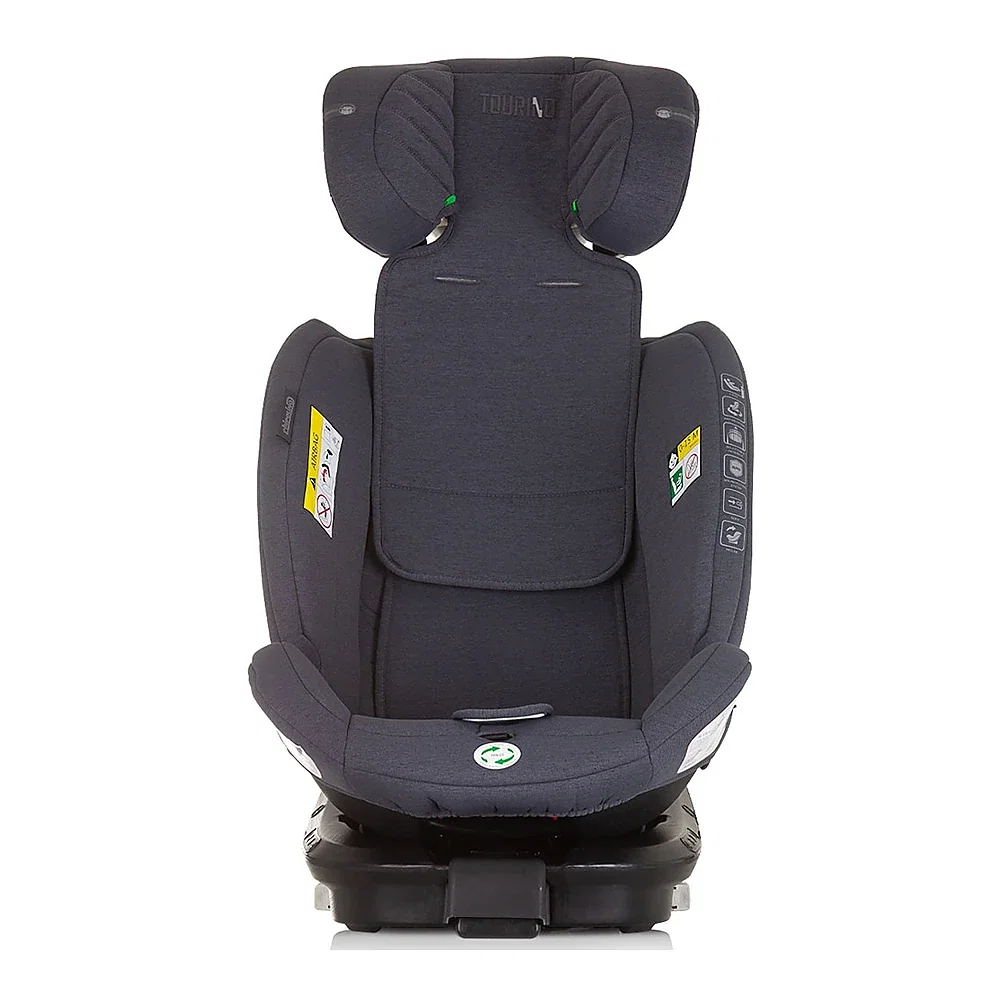 Scaun auto Chipolino Tourino I-Size 40-150 cm, sistem Isofix, Granite 12 ani [9]