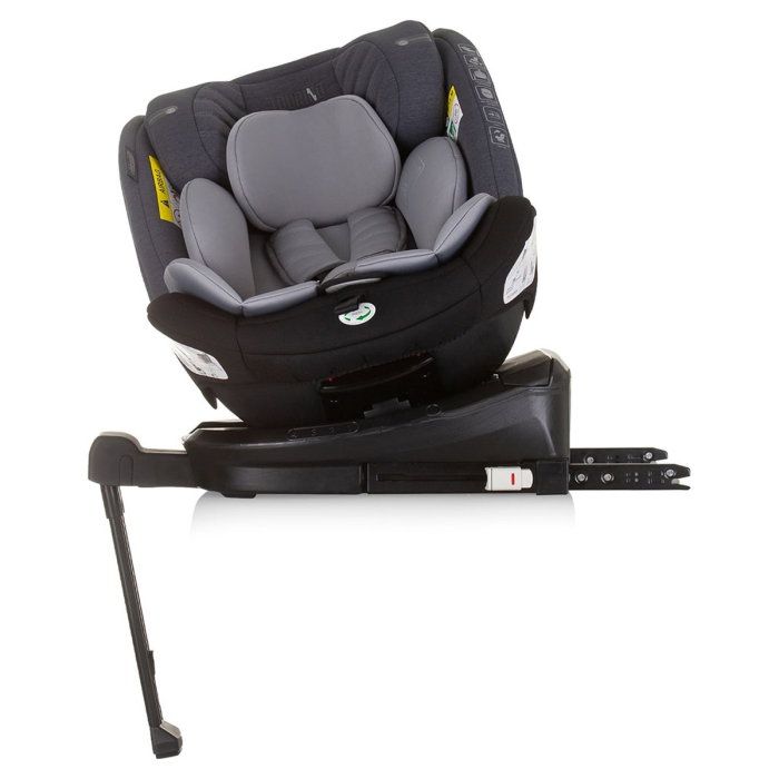 Scaun auto Chipolino Tourino I-Size 40-150 cm, sistem Isofix, Grey mix 12 ani [6]
