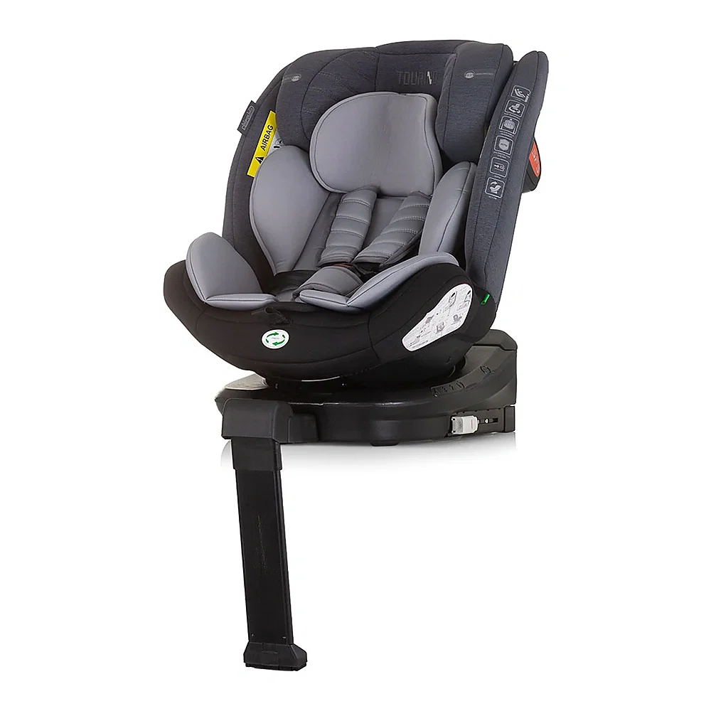 Scaun auto Chipolino Tourino I-Size 40-150 cm, sistem Isofix, Grey mix 12 ani [2]