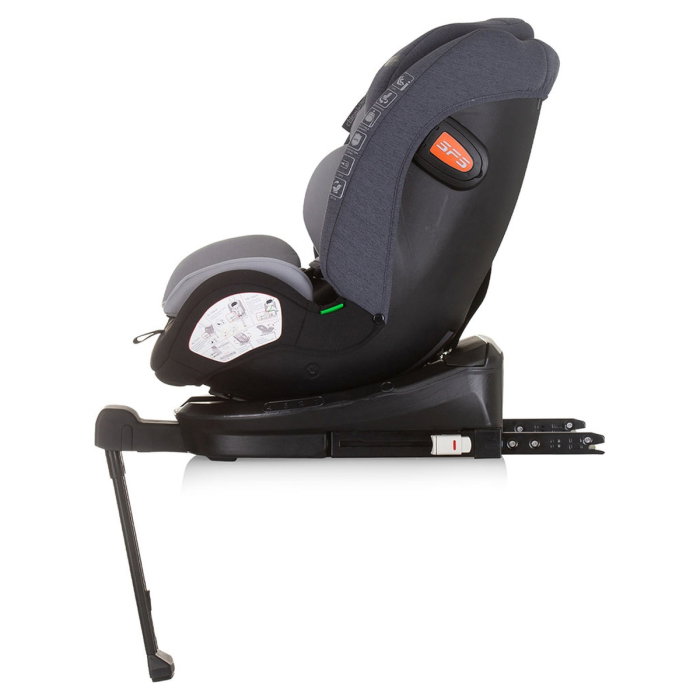 Scaun auto Chipolino Tourino I-Size 40-150 cm, sistem Isofix, Grey mix 12 ani [4]