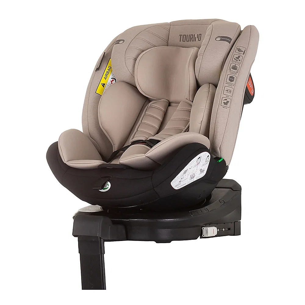 Scaun auto Chipolino Tourino I-Size 40-150 cm, sistem Isofix, Macadamia 12 ani [1]