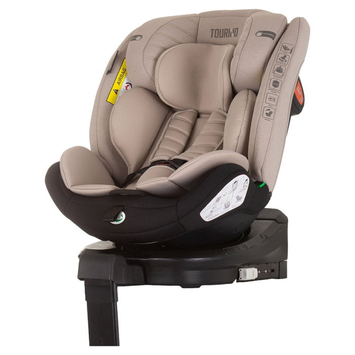 Scaun auto Chipolino Tourino I-Size 40-150 cm, sistem Isofix, Macadamia 12 ani [1]
