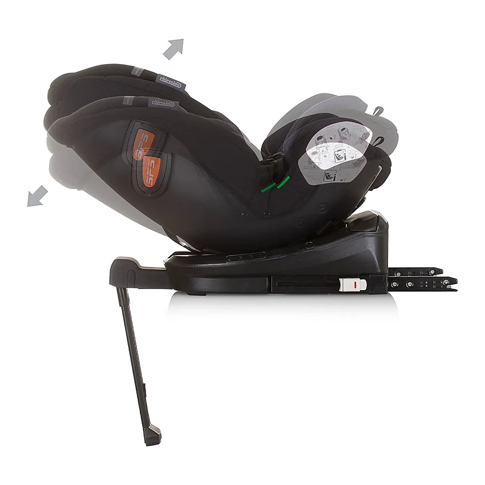 Scaun auto Chipolino Tourino I-Size 40-150 cm, sistem Isofix, Obsidian 12 ani [8]