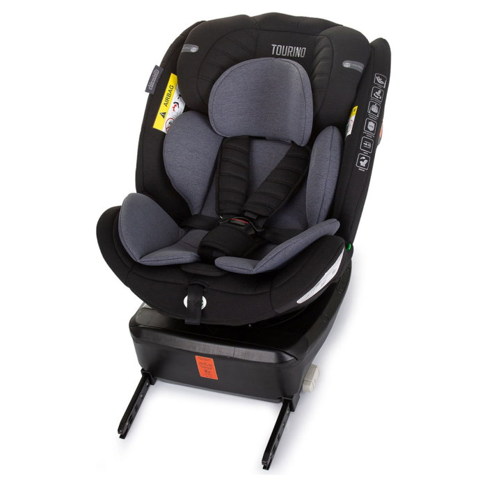 Scaun auto Chipolino Tourino I-Size 40-150 cm, sistem Isofix, Obsidian 12 ani [10]