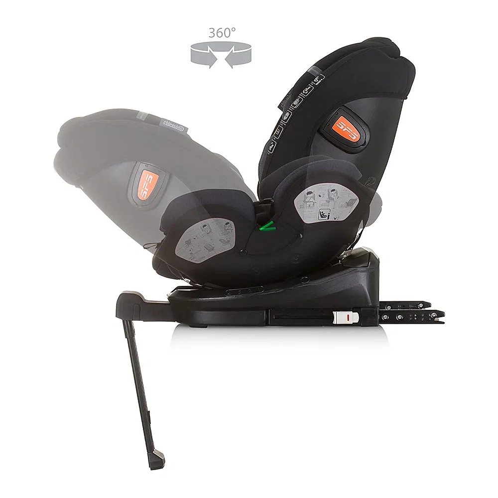 Scaun auto Chipolino Tourino I-Size 40-150 cm, sistem Isofix, Obsidian 12 ani [7]