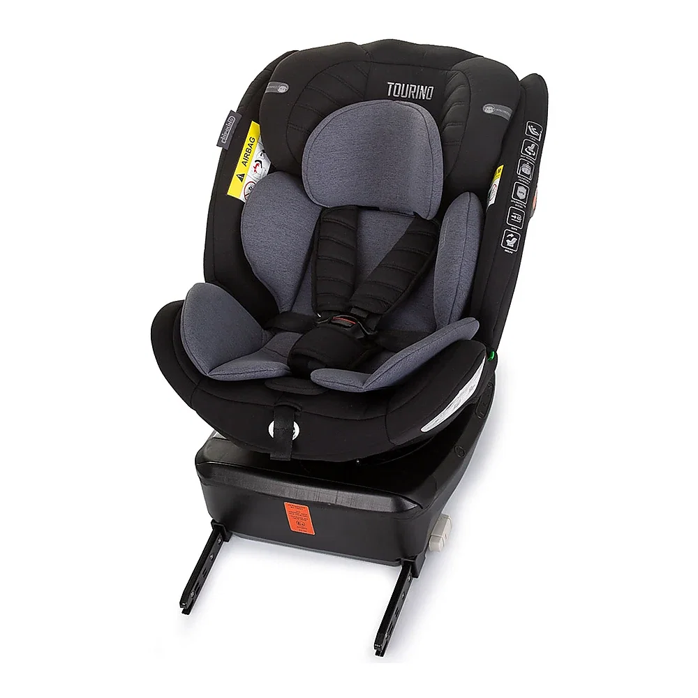 Scaun auto Chipolino Tourino I-Size 40-150 cm, sistem Isofix, Obsidian 12 ani [10]