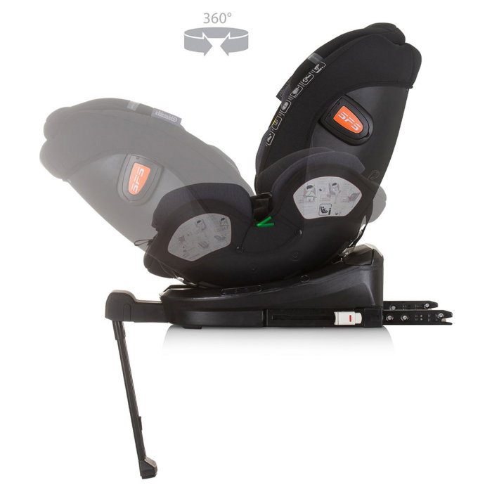 Scaun auto Chipolino Tourino I-Size 40-150 cm, sistem Isofix, Obsidian 12 ani [7]