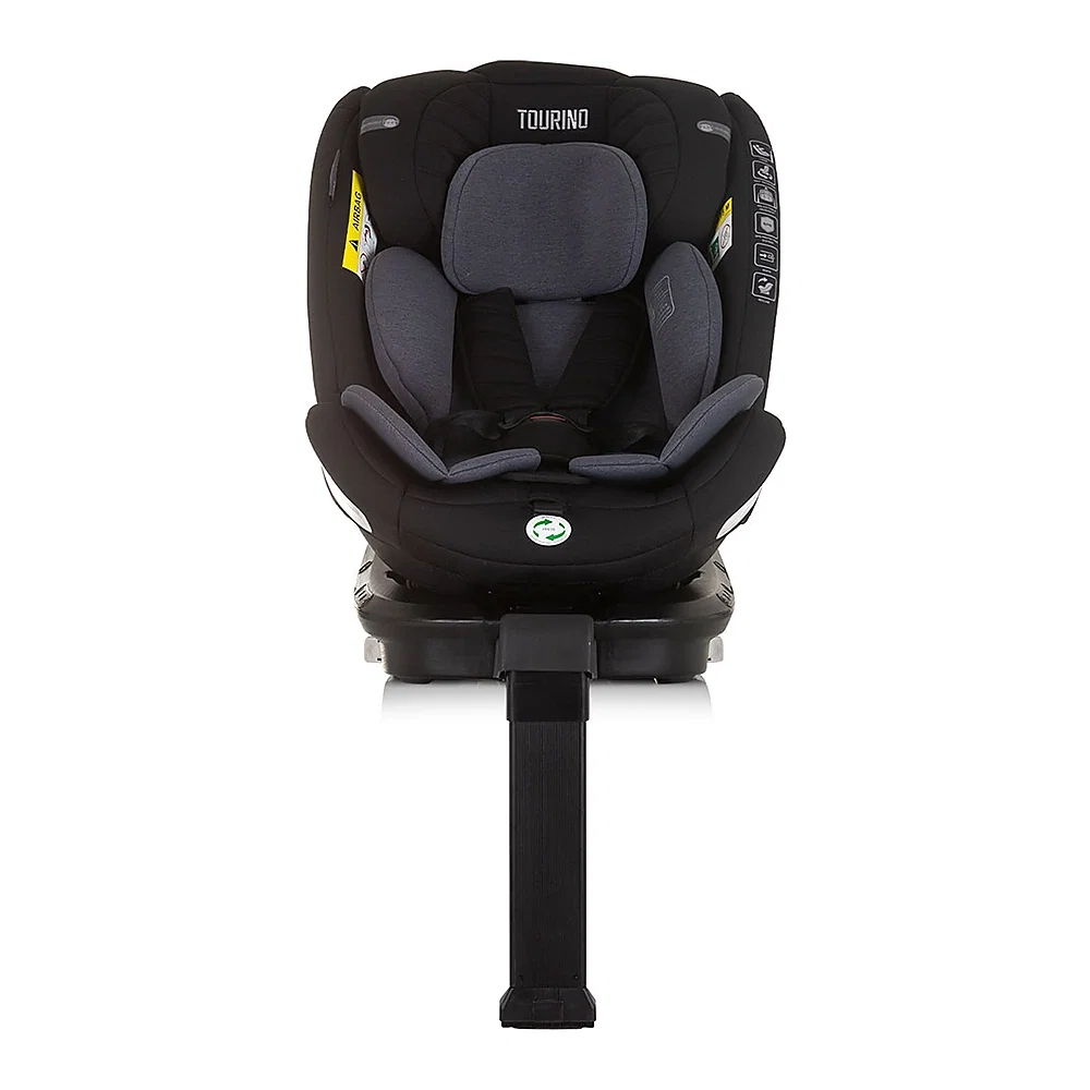 Scaun auto Chipolino Tourino I-Size 40-150 cm, sistem Isofix, Obsidian 12 ani [3]