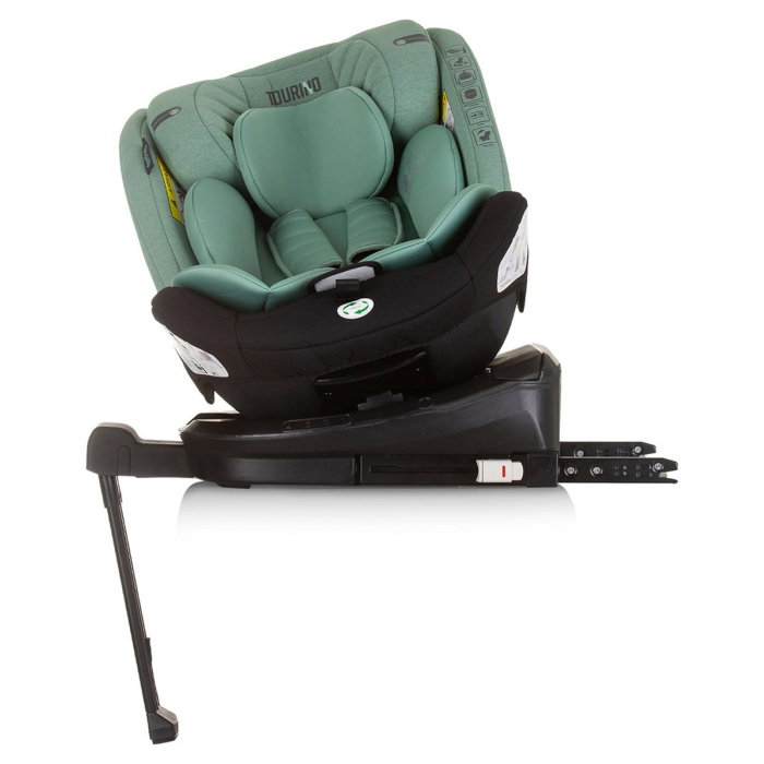 Scaun auto Chipolino Tourino I-Size 40-150 cm, sistem Isofix, Pastel green 12 ani [6]