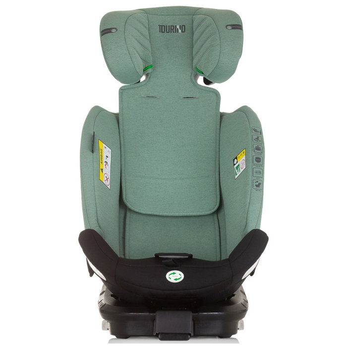 Scaun auto Chipolino Tourino I-Size 40-150 cm, sistem Isofix, Pastel green 12 ani [9]