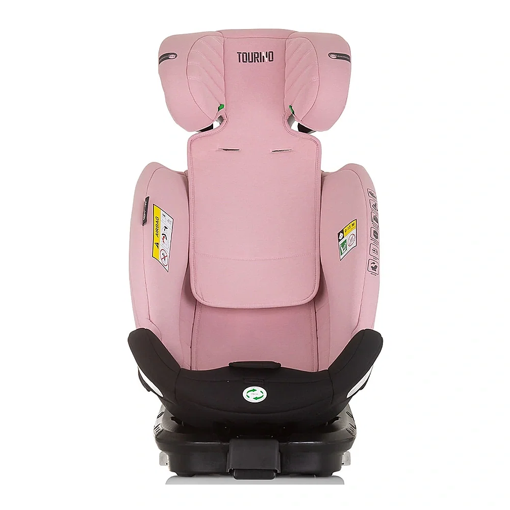 Scaun auto Chipolino Tourino I-Size 40-150 cm, sistem Isofix, Roz flamingo 12 ani [9]