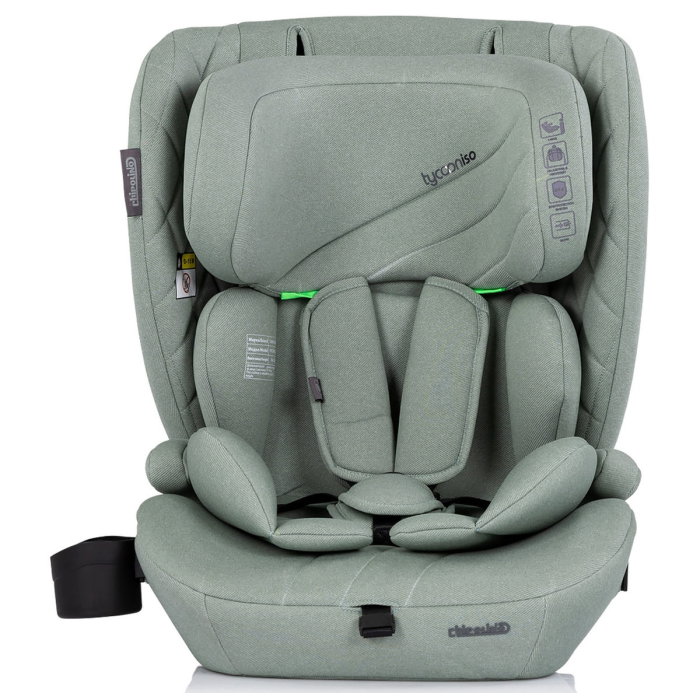 Scaun auto Chipolino Tycoon Iso I-Size 76-150 cm cu sistem Isofix, Basil 15 luni [2]
