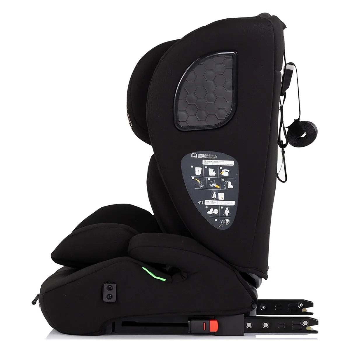 Scaun auto Chipolino Tycoon Iso I-Size 76-150 cm cu sistem Isofix, Blackberry 15 luni [4]